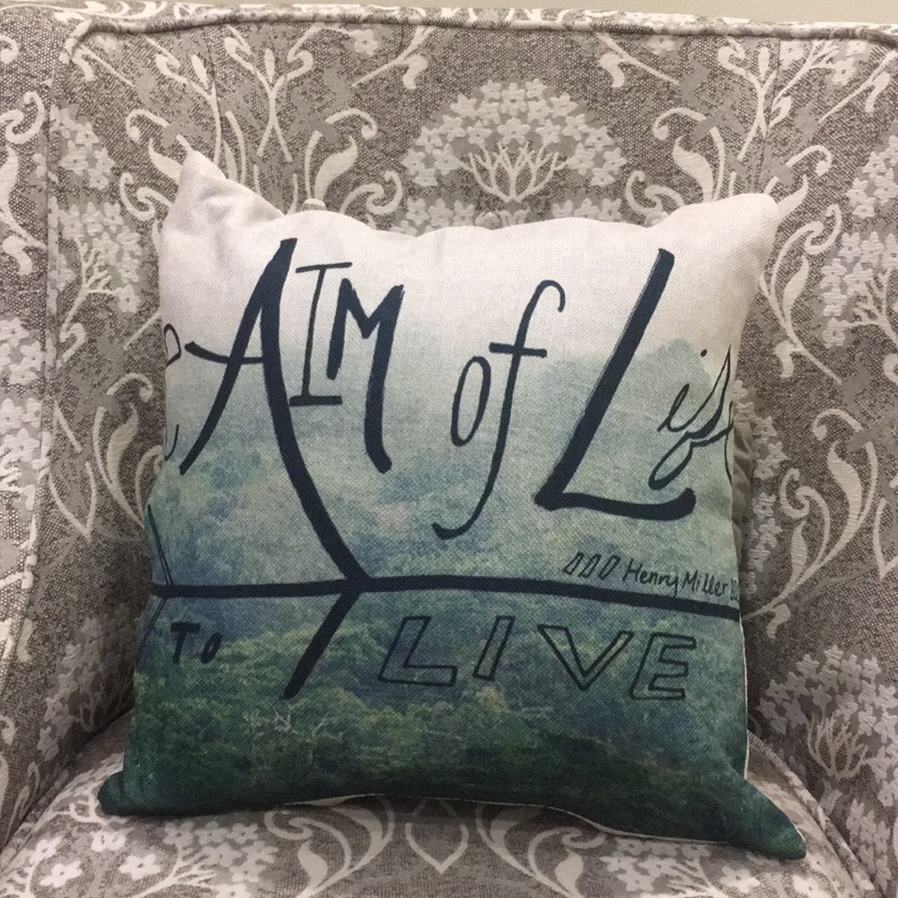 Aim of Life Pillowcase